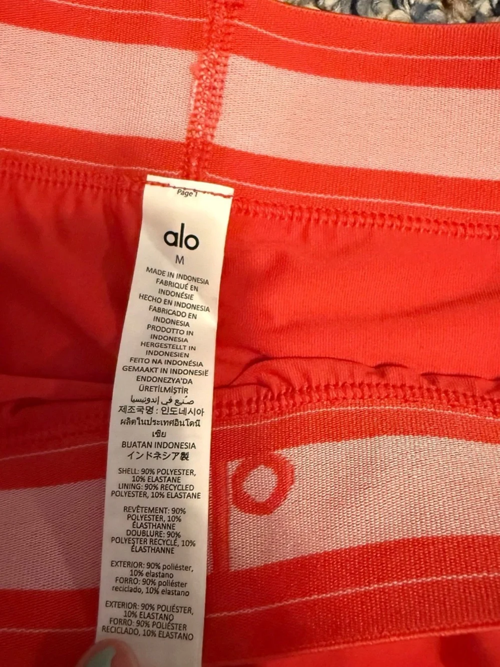 NWT ALO YOGA Candy Red Set: Match Point Tennis Skirt and Splendor Bra - Picture 9 of 12
